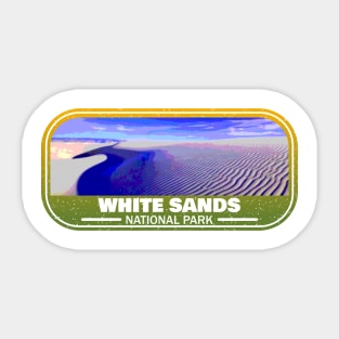 White Sands National Park, America Sticker